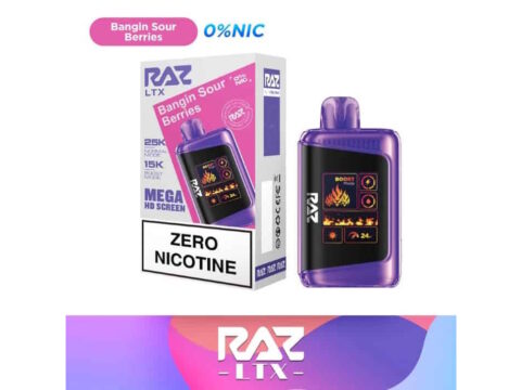 RAZ LTX 25K Nicotine Free Disposable Vape: Maximum Puffs, Zero Compromise