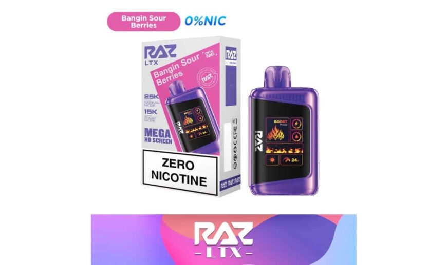 RAZ LTX 25K Nicotine Free Disposable Vape: Maximum Puffs, Zero Compromise